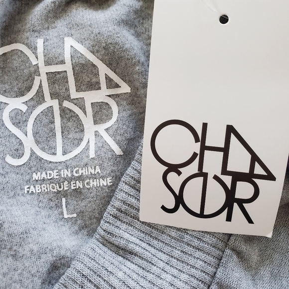 Chaser Weekend Graphic Print Rainbow Stripe Jogger Sweatpants NWT Size Large - Picture 6 of 9